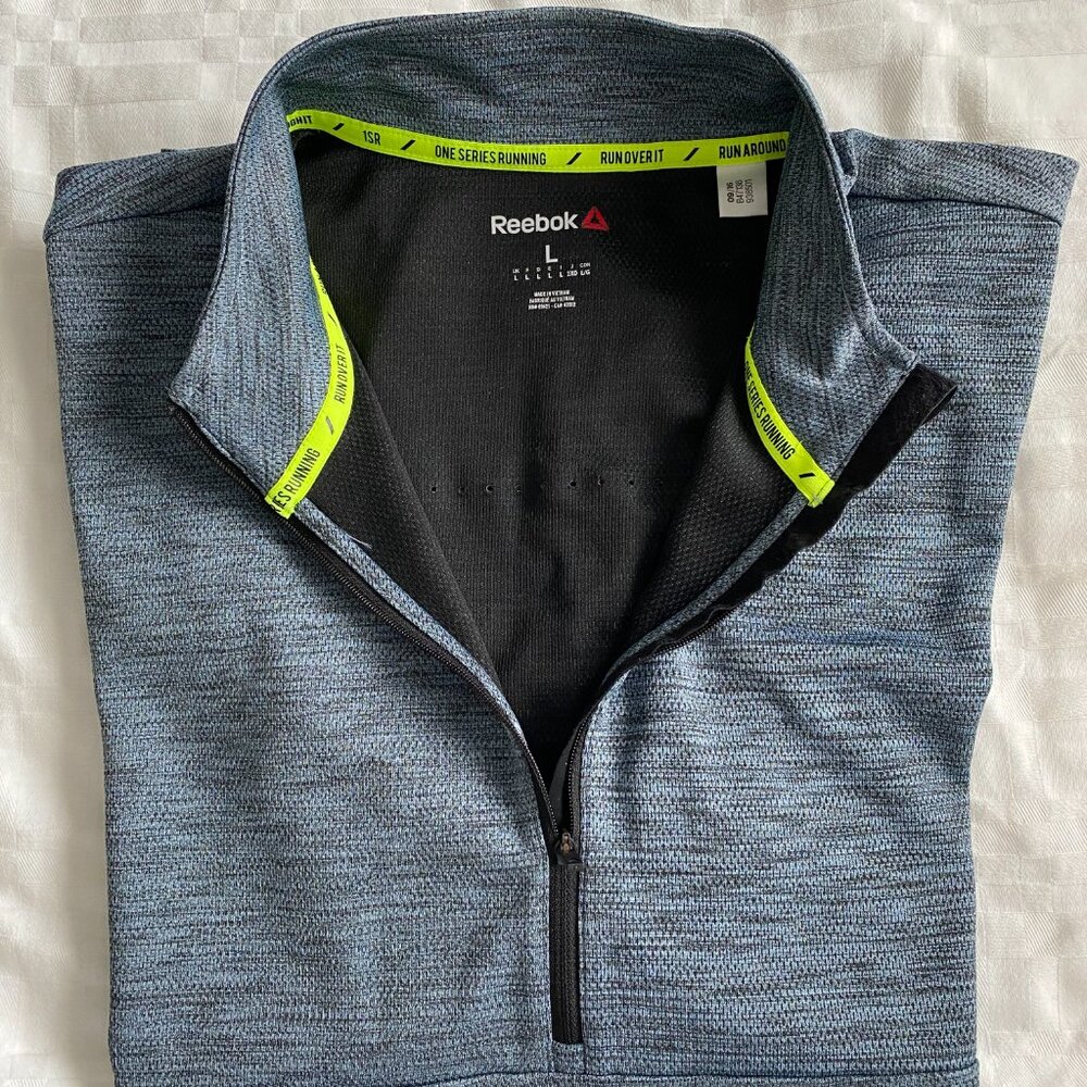 Reebok long sleeve zip up pullover - Men's (L)